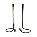 New 10 LED USB Light Flexible Metal LED Lamp Book Reading For PC Light Sale I9S1