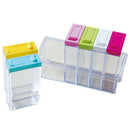 1X(6Pcs/Set Seasoning Box Plastic Condiment Bottles Sugar Salt And Pepper S
