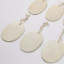 1X(20Pcs/Package Natural Loofah Sponge Bath Shower Body Exfoliator Pads Wit