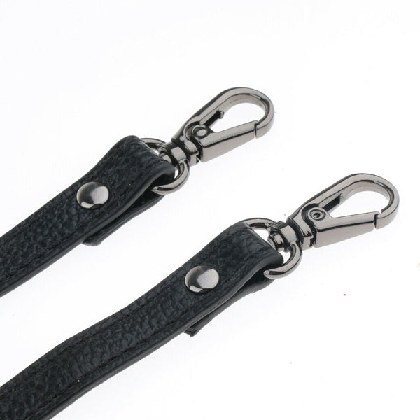 Adjustable PU Leather Crossbody Shoulder Bag Straps Handle Replacement Black