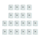 20pcs M4 Steel Metric Profile Thread T-slot Sliding Block Slot Nuts 7.8mm