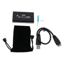 mSATA to USB 3.0 External SSD Enclosure Conveter Case with Cable Black