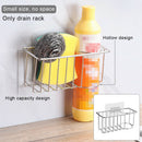 2 In 1 For Kitchen Stainless Steel Sink Organizer Space Saving Draining Rack