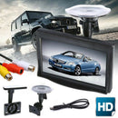 5 Inch HD Screen Monitor For Car Rearview Reverse Backup Parking Camera Cam!j