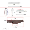 Acoustic Guitar Rosewood Bridge+Bone Bridge