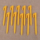 10x Plastic Awning Tent Pegs Nails Sand Ground Stakes Outdoor Camping Heavy Duty