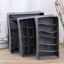 3 In 1 Bamboo Storage Box Container Drawer Divider Lidded Closet Box Ties  OZ
