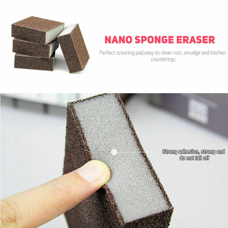5Pcs Nano Emery Multifunction Magic Cleaning Sponge Eraser Cleaner Pad Foam new