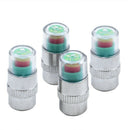 4PCS Car Auto Tire Pressure Monitor Valve Stem Caps Sensor Indicator Alert I2V5