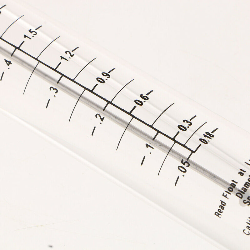 0.05-0.5GPM Plexiglass Pipe Water Liquid Flow Meter Tool Flowmeter Instrument