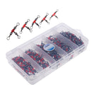 3 Way Triple Barrel Swivels Fishing Tackle Connectors Pack of 125
