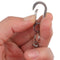 Keychain Anti-lost Long Chain Key Ring Metal Car Key Chain Bag Charms Pendan@
