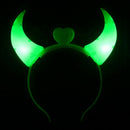 5 Pieces Of Luminous Stereo Devil'S Horns Ear Clips Women'S Headband Horns  Y2L9