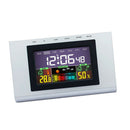 Wireless Backlight LCD Alarm Clock Thermometer Humidity Tester Meter Clock