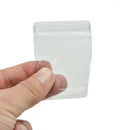 100Pcs Badge Holders Clear Plastic Coin Wallets Storage Envelopes Bag 5X5cm LJ