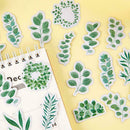 45Pcs/set GreenTree Stickers Forest DIY Craft Stickers Paper Adhesive Stick F1S7