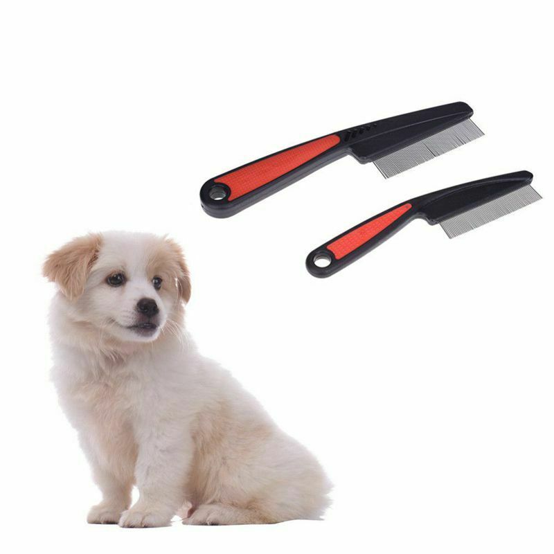 Pet Dog Comb Remove Fleas Lice Stainless steel Comb Dog Cat Hair Grooming T