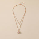 Fashion Multi-layer Necklace Women Butterfly Pendant Clavicle Chain Jewelry