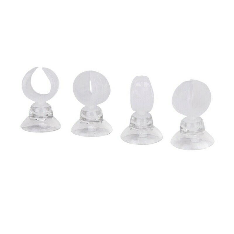 4pcs Suction Cups + 4pcs Clips for Aquarium Water Pipe/Heating Rod/Glass Ai