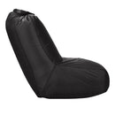 Inflating Beach Camping Lounger Back Pillow Chair Air Bed Lazy Sofa Black