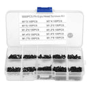 1000pcs/box M1-M1.7 Stainless Steel Screws Self-tapping Bolts Assortment