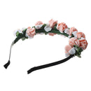 Flower Garland Flowers Bride Wedding Headband Hair Band