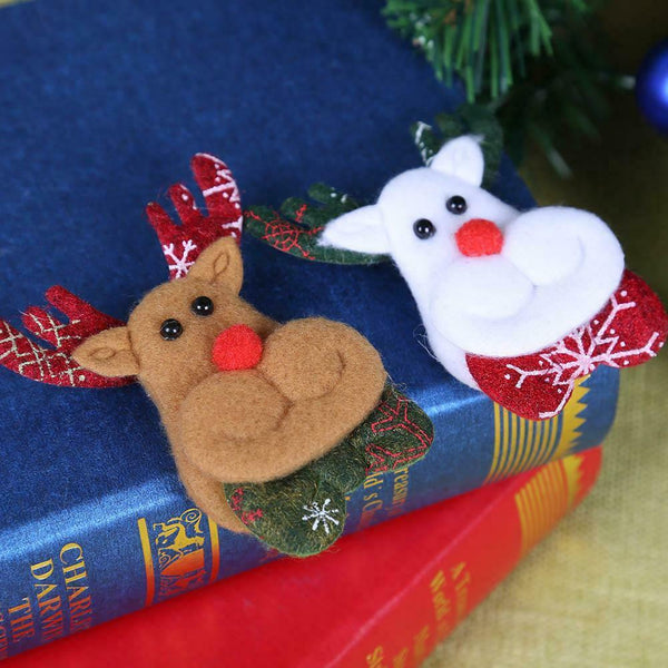 Women Brooch Hairpin Hair Clip Christmas Decoration Jewelry Accessory(Elk) A#S