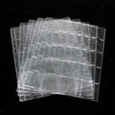 10 Sheet Clear Coin Holder Capsules Album Storage Page Sheet Protector