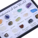 15 x Natural Chakra Tumbled Stone Mineral Crystal For Healing Feng Shui Decor\