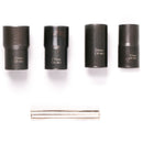 5Pcs/Set Spiral Tire Screw Anti-Tooth Extractor Sleeve Nut Removal Tool for