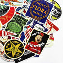 Travel Stickers Gift Retro Old Luggage Suitcase Fashioned Style H8K8.