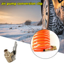 8mm Car Tire Air Chuck Inflator Pump Valve Clip Clamp Connector Adapter
