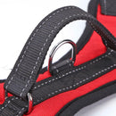 Adjustable Nylon Dogs Harness Vest for Puppy Chest Strap Pet Supply (Red)XL