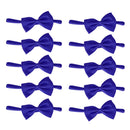 10Pcs Boys Girls Kids Pre Self Tied Wedding & Prom Bowties Bow Tie Necktie