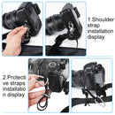 Camera Shoulder Strap Neck Sling Quick Release Belt For Travel w/ Safety Tether