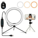 10 inch Selfie LED Ring Light Phone Holder for Live Video Photography Vlog
