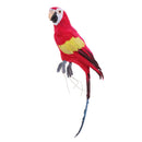 2pcs Handcraft Foam Parrot Birds Ornament Fits for Balcony, Tree, Cage, Window