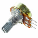 50k Ohm Single Linear Taper 3P 3 Pin Rotary Potentiometers Pots 2pcs