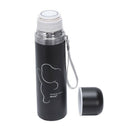 Coffee Boy 500Ml Thermo Bottle Cute Bear Student 304 Stainless Steel Vacuum