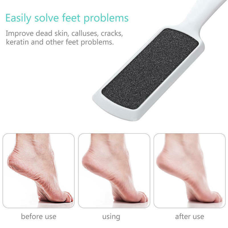 Double Sided Foot File Rasp Callus Hard Skin Remover Removal Pedicure Sm WPA