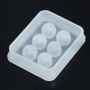 Silicone Mold For Jewelry Rectangle White 72mm(2 7/8 inch) x 59mm(2 3/8 inc