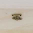 Wood Jewelry Storage Unfinished Box Home Trinkets Organizer Display