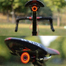 100 Waterproof Bicycle Smart Brake Light LED USB Bike Rear Tail Light Z1B6