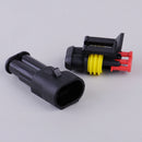 15 kits 2/3/4 Pin Way Sealed Waterproof Electrical Wire Connector Plug Car Motor