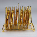 Series 6 Piece Roller Coaster Creative Drink Coaster Decorative Frame Non-SlL4Q1