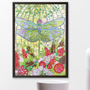 5D DIY Special Shaped Diamond Painting Dragonfly Cross Stitch Mosaic Kits