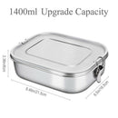 Stainless Steel Bento Box Lunch Container,3-Compartment Bento Lunch Box for