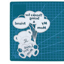 Bear Letter Cutting Dies Stencils Scrapbook Embossing DIY Craft Album Card