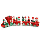 New 4 Piece Wood Christmas Xmas Train for Ornament Decoration Decor Gift