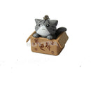 1pc Lovely Cartoon Cat In The Box Cell Phone Charm at Random M&O